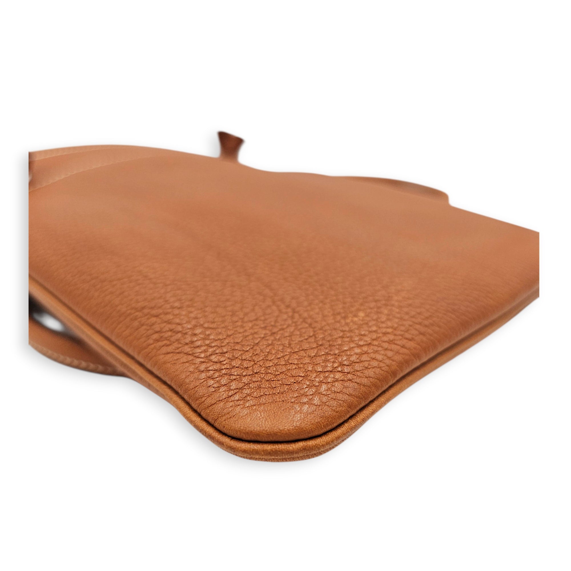 Aline Mini Fauve in Barenia Faubourg Palladium hardware CL2606-22024 9
