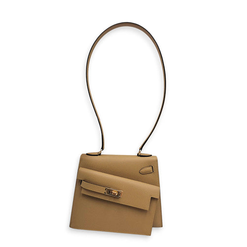 Sellier Kelly En Desordre 20 Poussiere in Epsom Permabrass hardware CL2606-22028 2