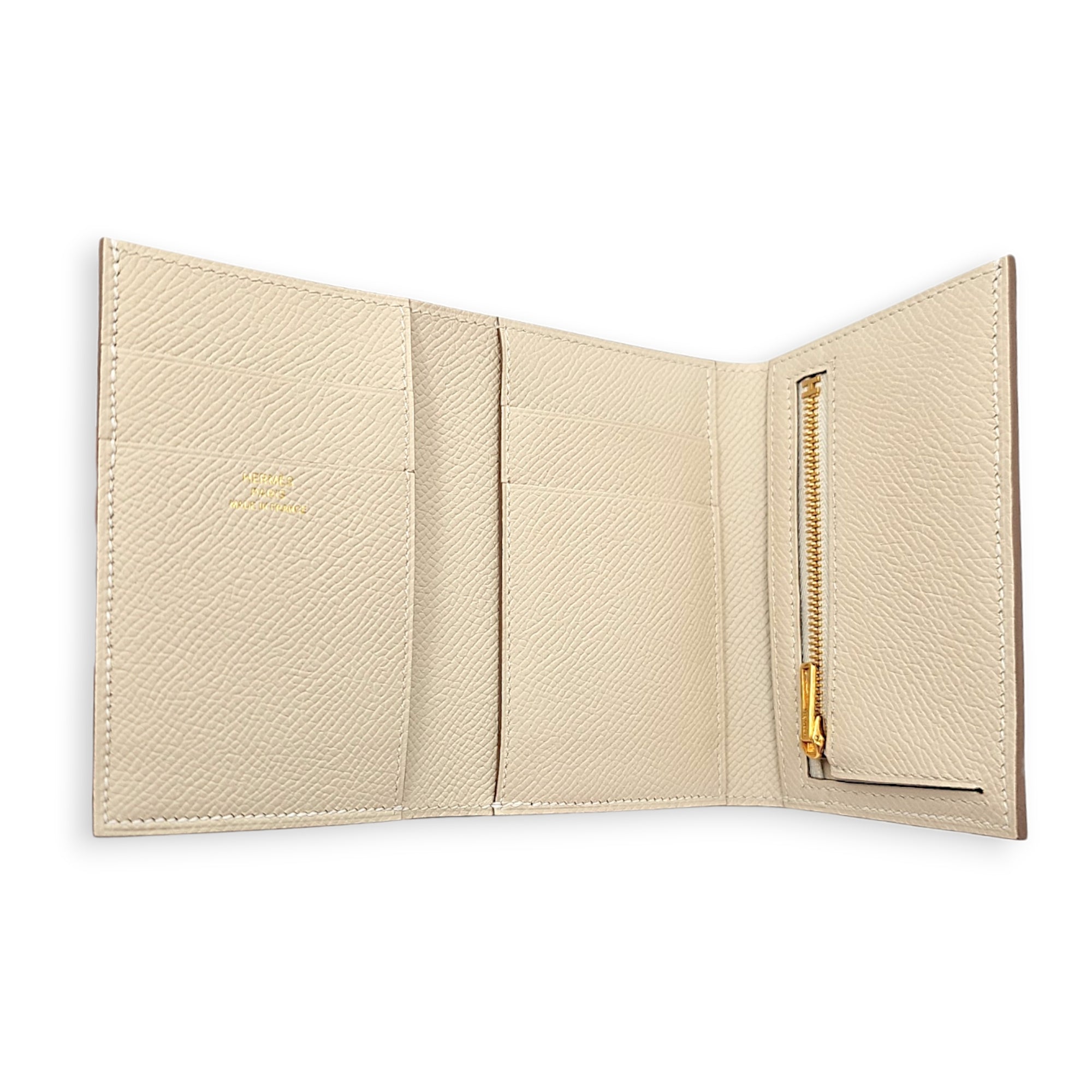Bearn Craie Combine Wallet in Epsom Gold hardware CL2606-22029 3