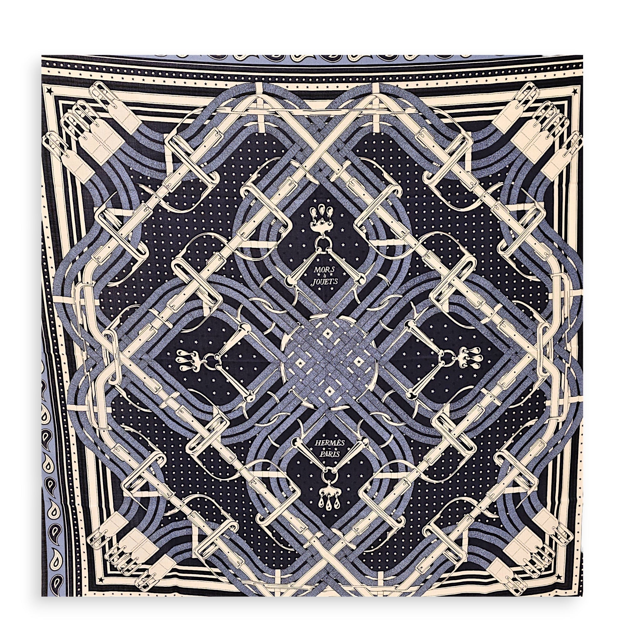 Mors a Jouets Bandana 140 Blue/Blanc Shawl CL2606-22030 2