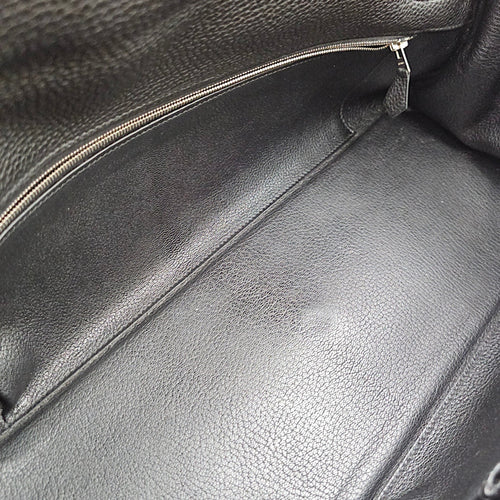 Shoulder Kelly 42 Black in Togo Palladium hardware CL2606-22031 6