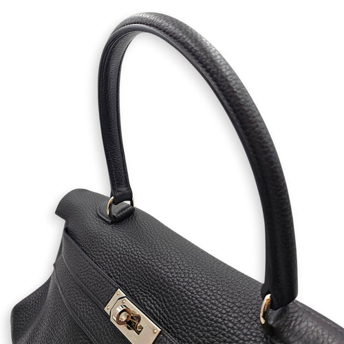 Shoulder Kelly 42 Black in Togo Palladium hardware CL2606-22031 8