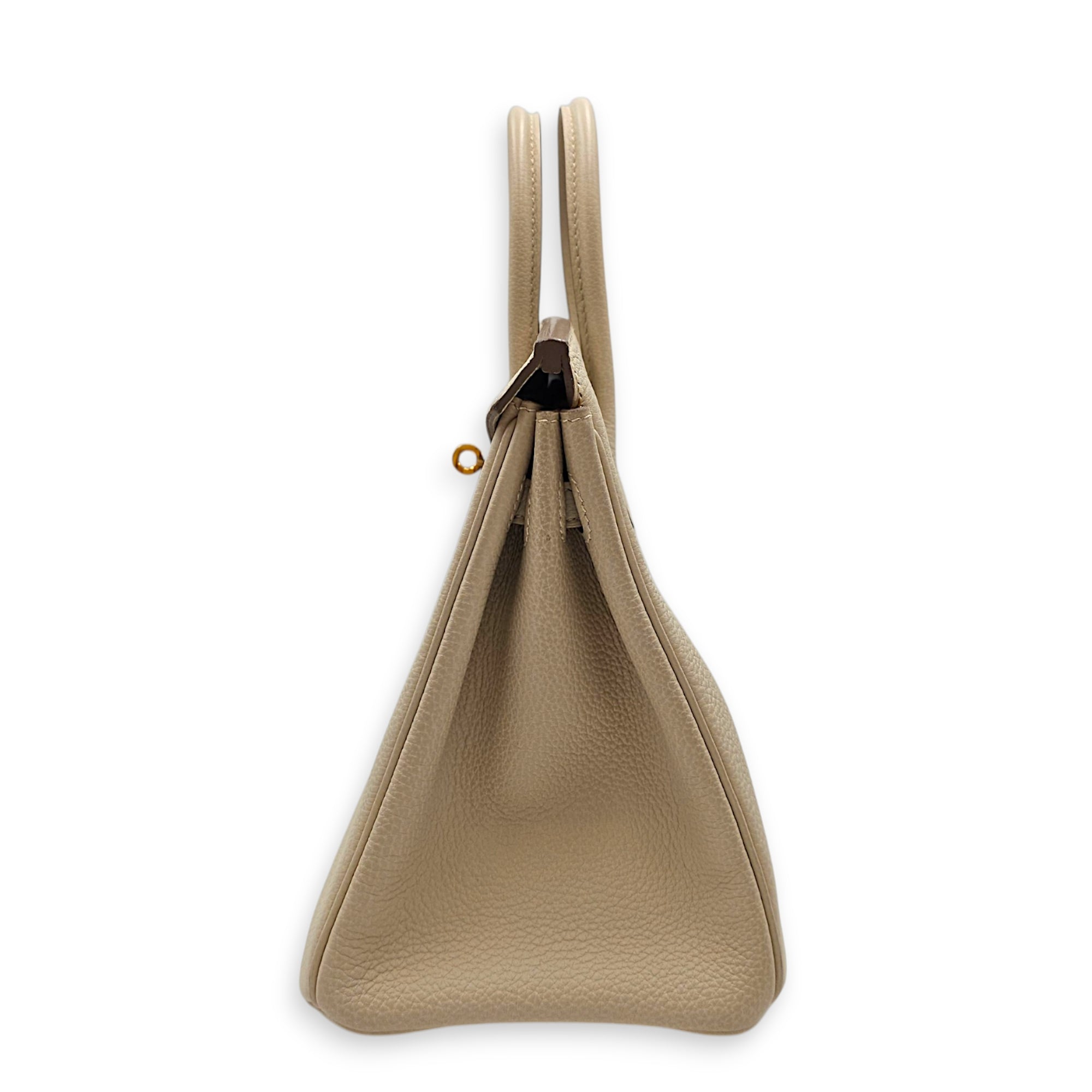 Birkin 25 Craie in Togo Gold hardware CL2606-22033 4