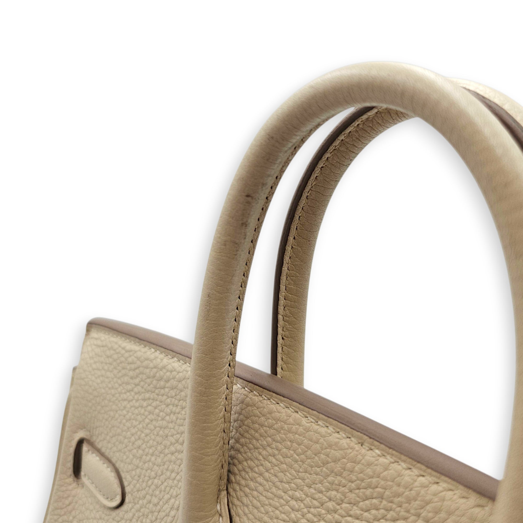 Birkin 25 Craie in Togo Gold hardware CL2606-22035 10