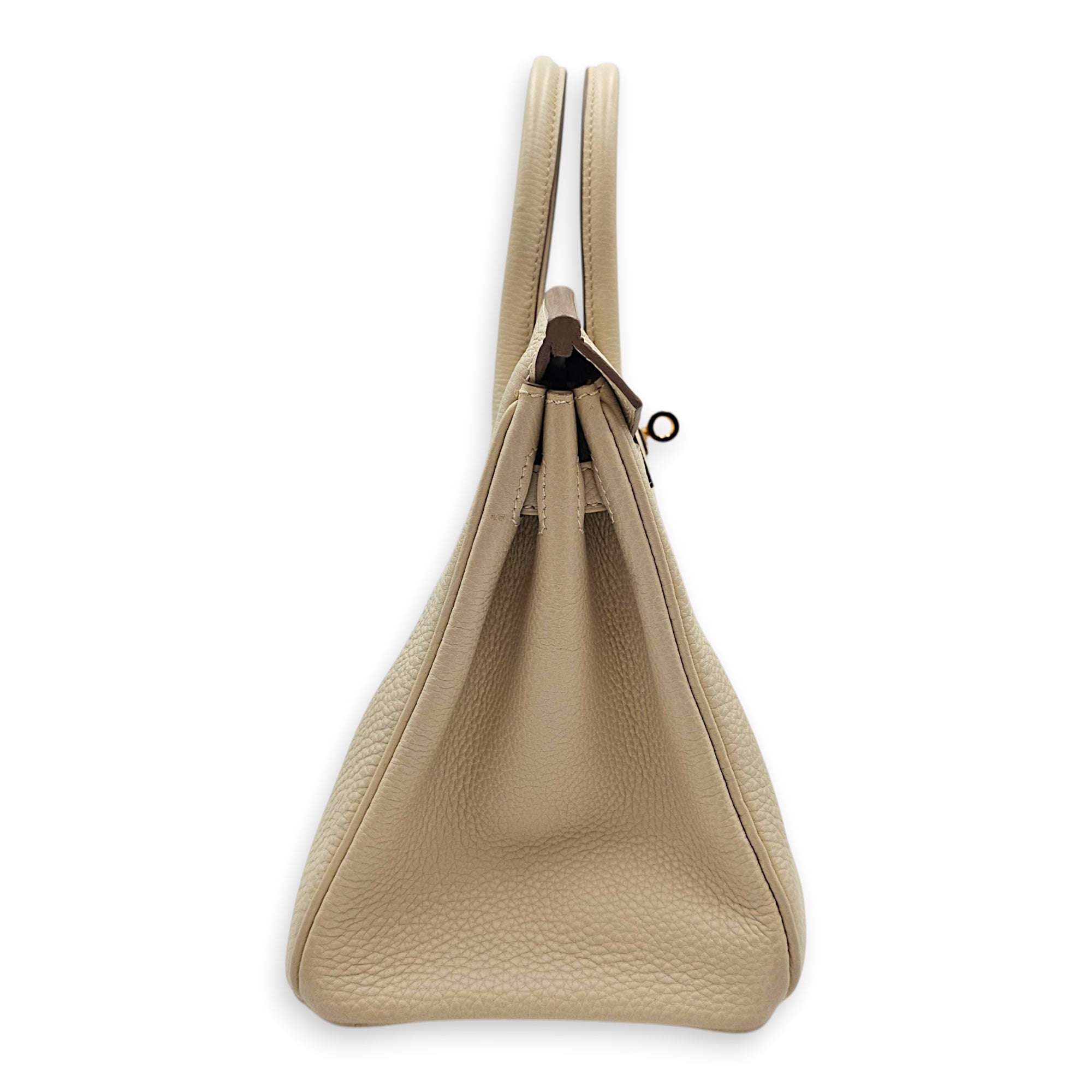 Birkin 25 Craie in Togo Gold hardware CL2606-22035 3