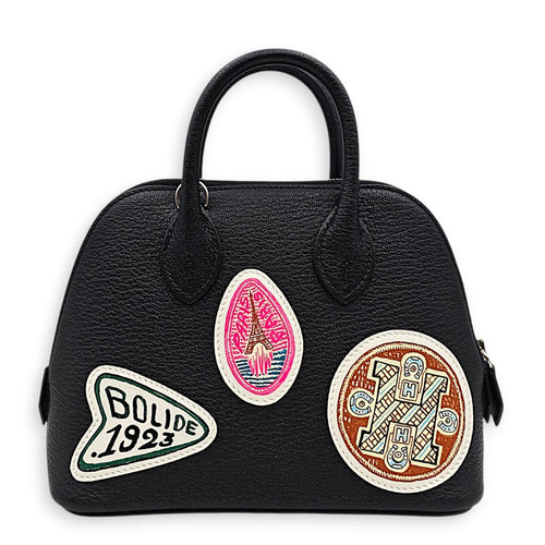 Bolide 1923 Travel Mini Black in Chevre Mysore Palladium hardware CL2606-22045 2