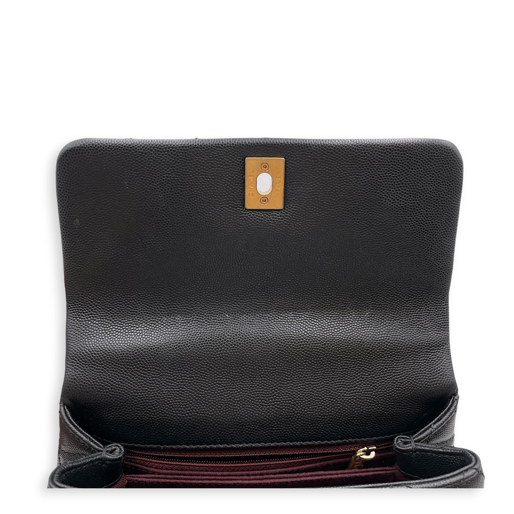 Coco Handle Quilted Black Top Handle Bag Ruthenium-finish Brass hardware CL2606-22046 9