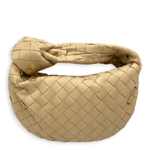 Jodie Mini Beige Top Handle Bag in Nappa Leather Gold hardware CL2606-22054 1