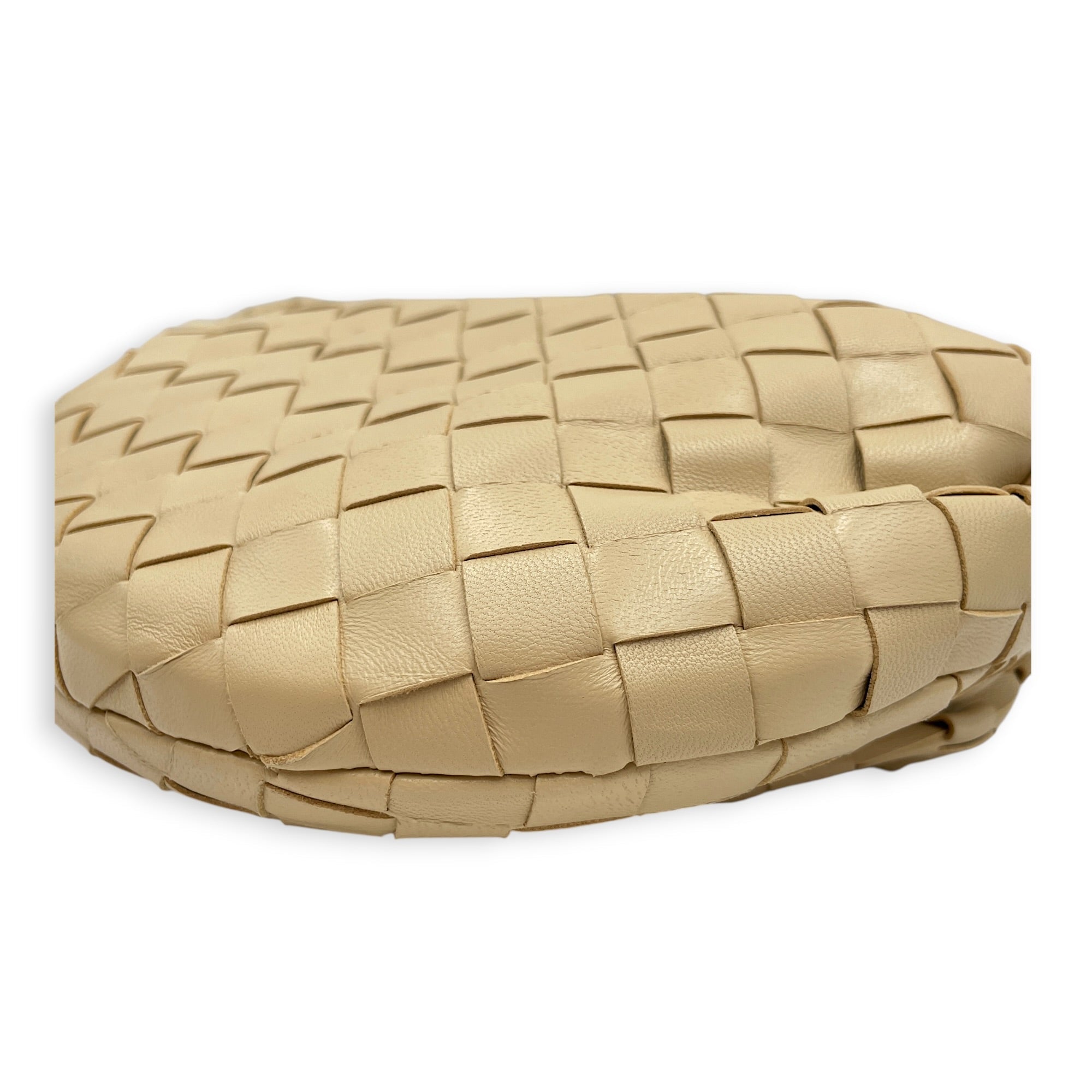 Jodie Mini Beige Top Handle Bag in Nappa Leather Gold hardware CL2606-22054 10