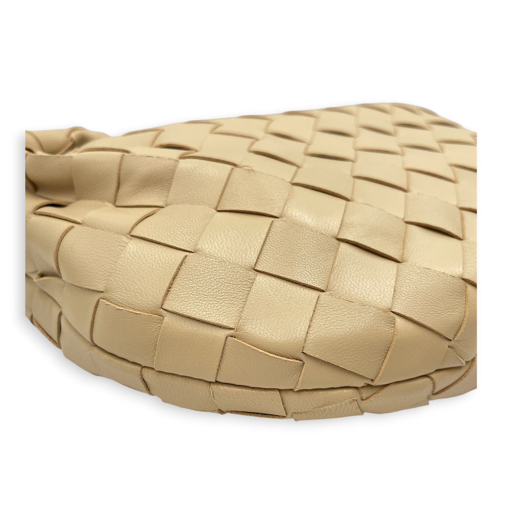 Jodie Mini Beige Top Handle Bag in Nappa Leather Gold hardware CL2606-22054 5