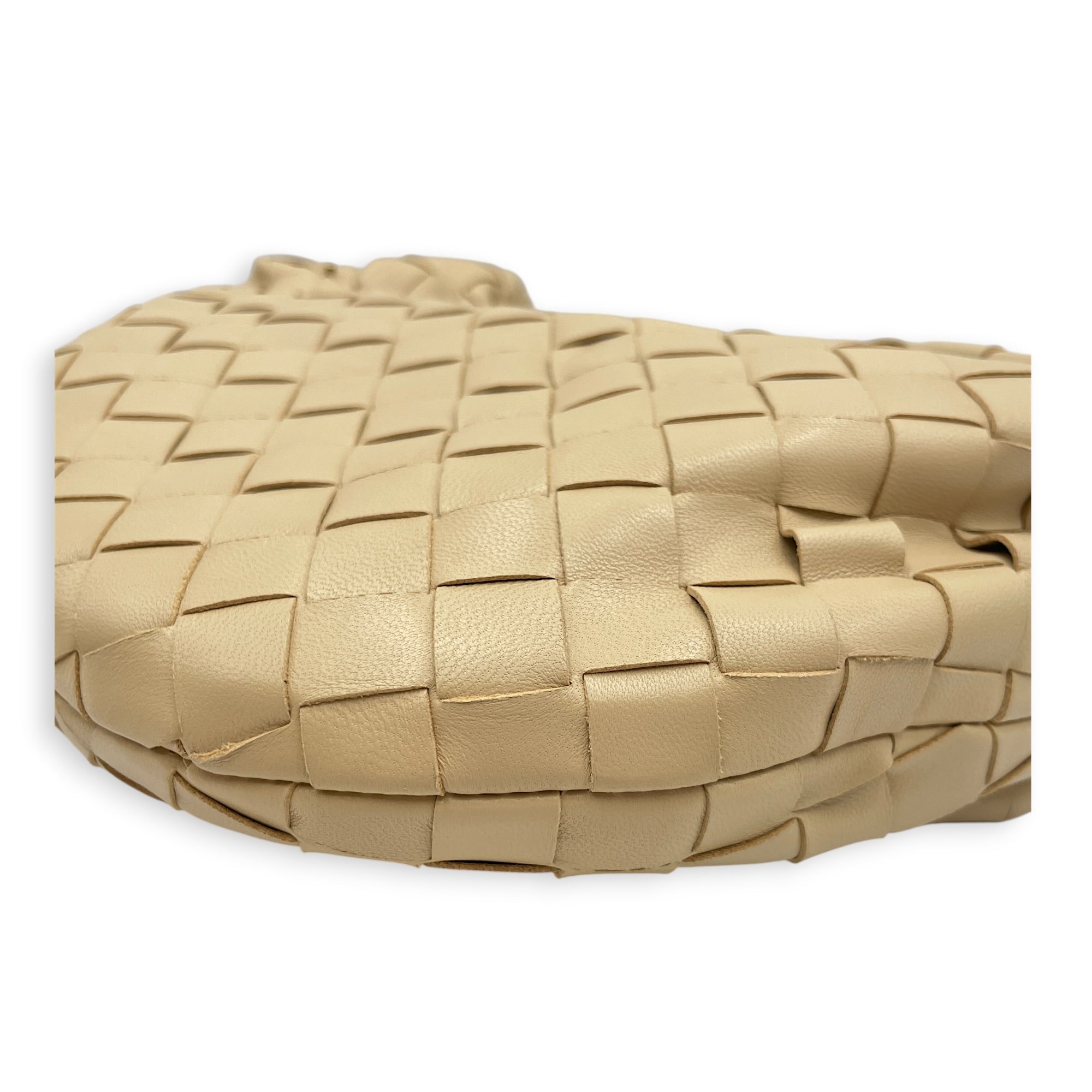 Jodie Mini Beige Top Handle Bag in Nappa Leather Gold hardware CL2606-22054 8