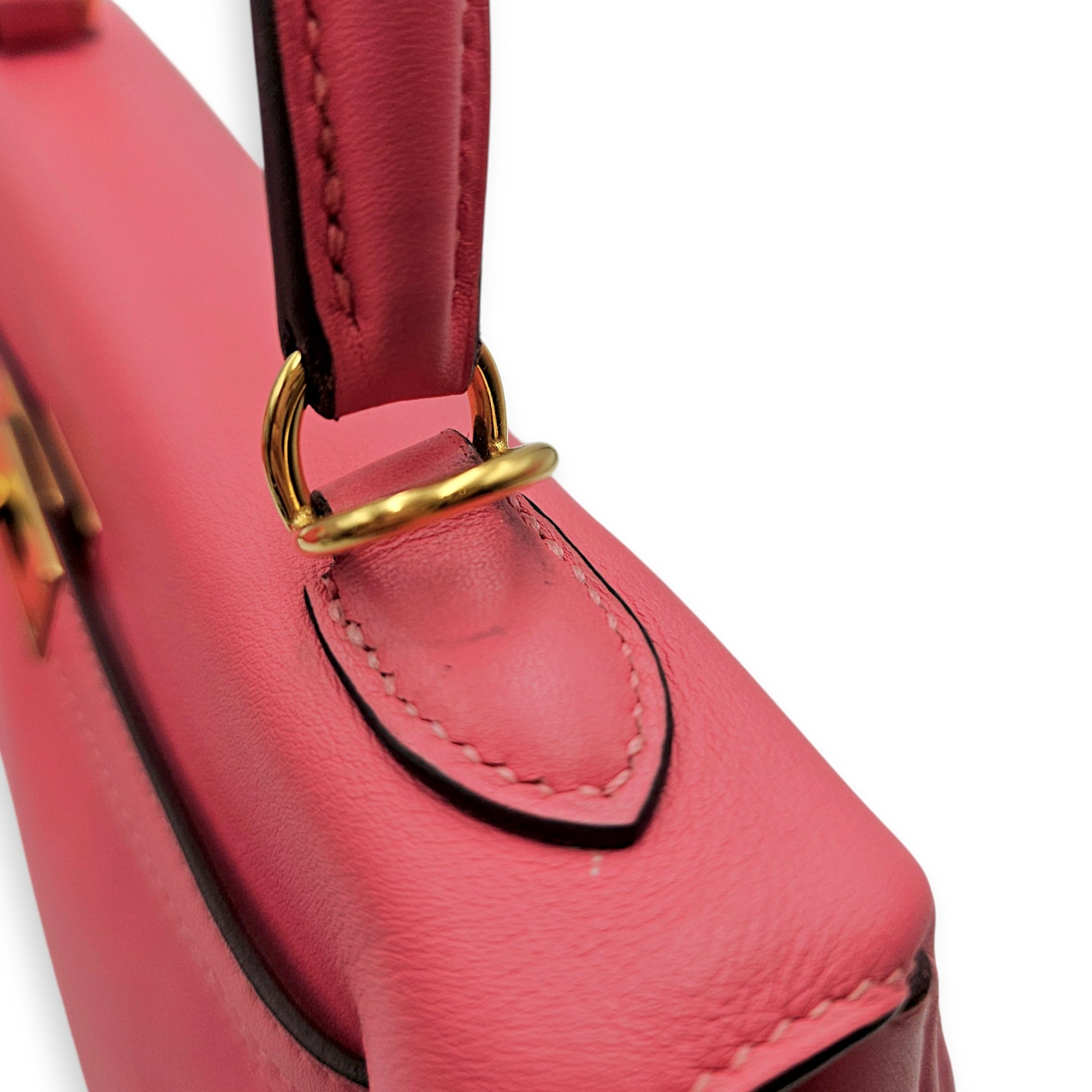 Kelly 25 Rose Azalee in Swift Gold hardware CL2606-22055 11
