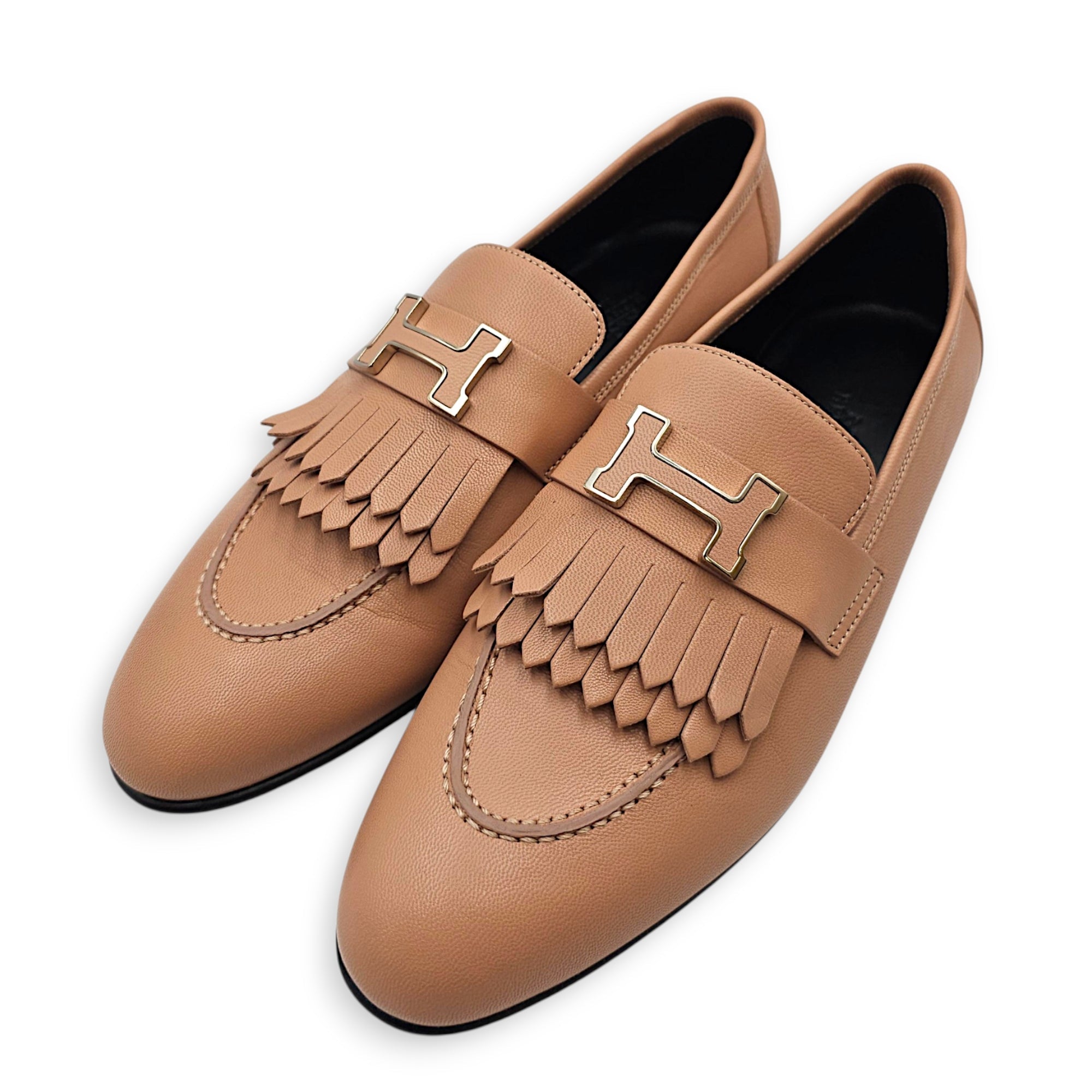 Royal 37.5 Beige Perlino Loafers in Chevre Leather CL2606-22058 3