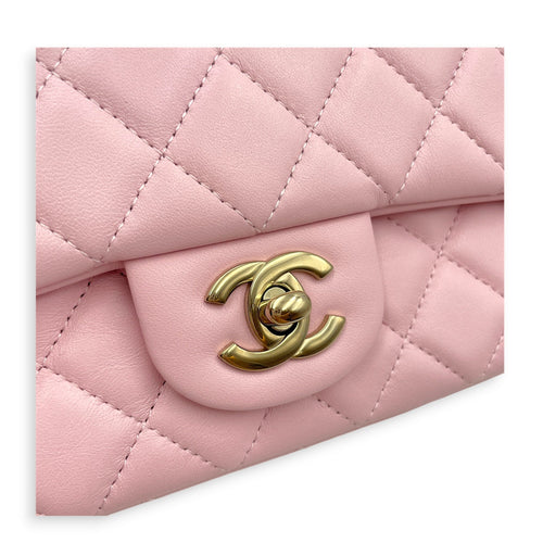 Rectangular Mini Sakura Pink Crossbody Bag in Lambskin Gold hardware CL2606-22061 13