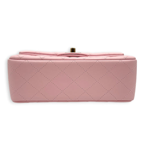 Rectangular Mini Sakura Pink Crossbody Bag in Lambskin Gold hardware CL2606-22061 6