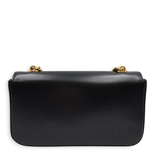 Triomphe Black Shoulder Bag in Box Calfskin Gold hardware CL2606-22067 2