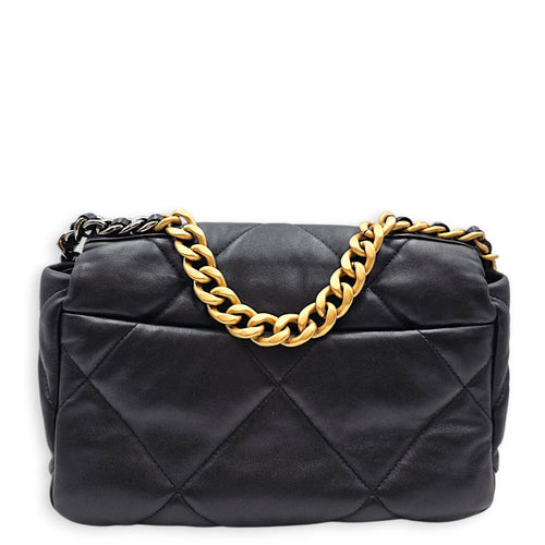 C19 Small Black Crossbody Bag in Goatskin leather Tri-Tone hardware CL2606-22069 2