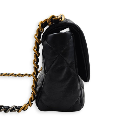 C19 Small Black Crossbody Bag in Goatskin leather Tri-Tone hardware CL2606-22069 4