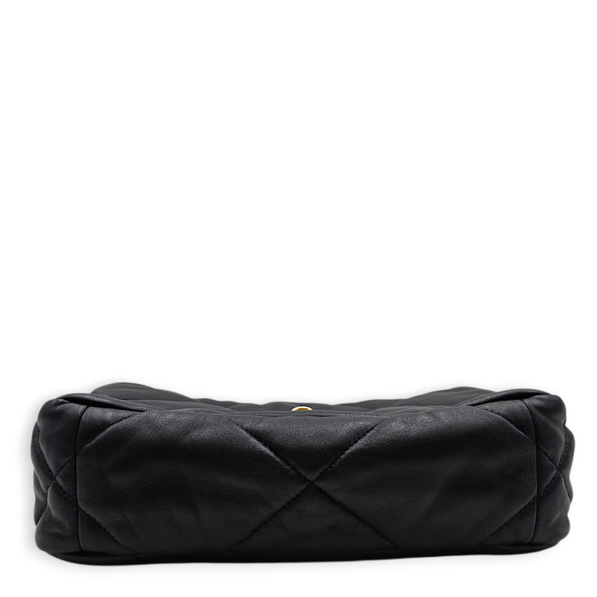 C19 Small Black Crossbody Bag in Goatskin leather Tri-Tone hardware CL2606-22069 5