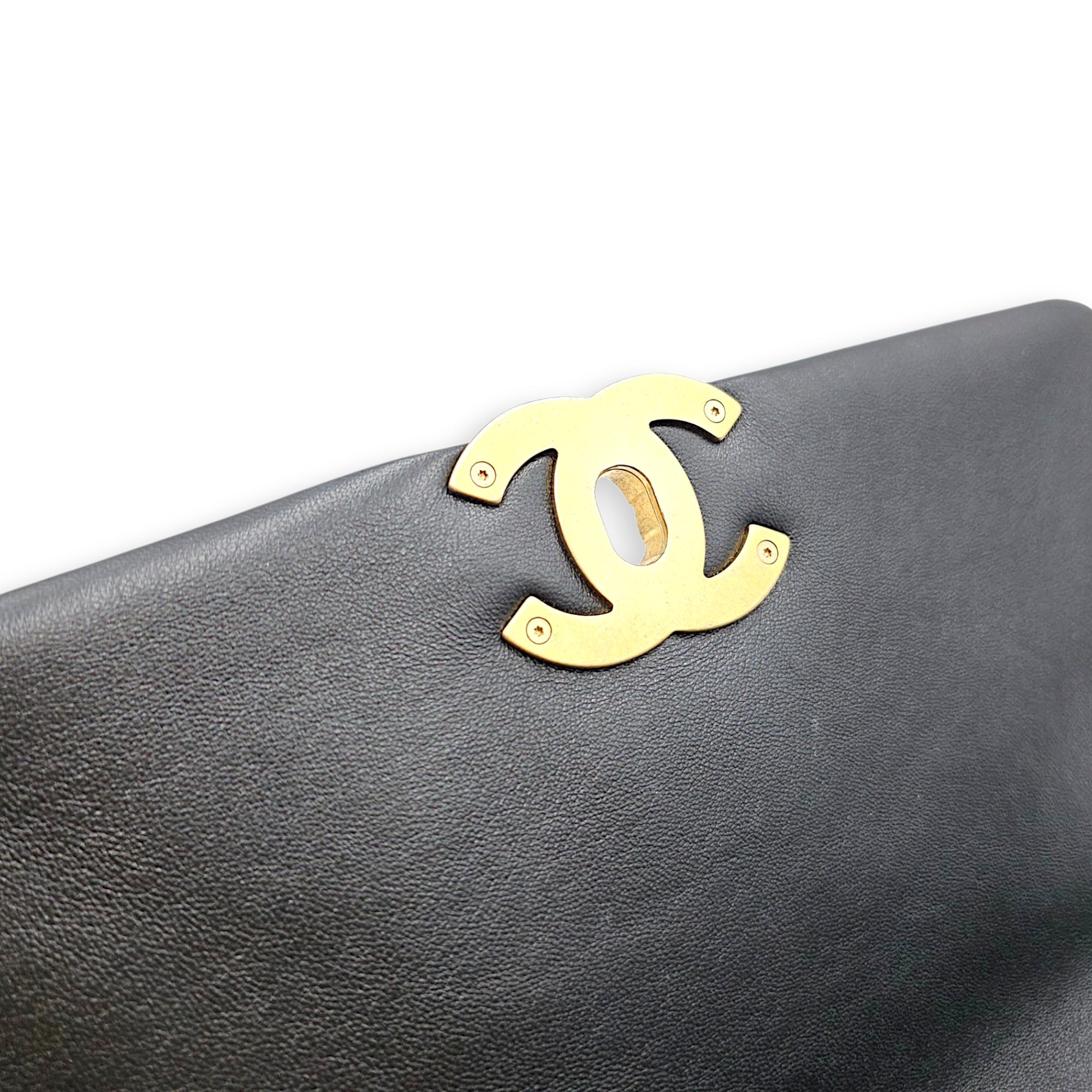 C19 Small Black Crossbody Bag in Goatskin leather Tri-Tone hardware CL2606-22069 9