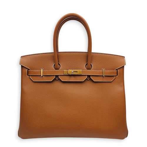 Birkin 35 Gold in Epsom Palladium hardware CL2606-22073 1