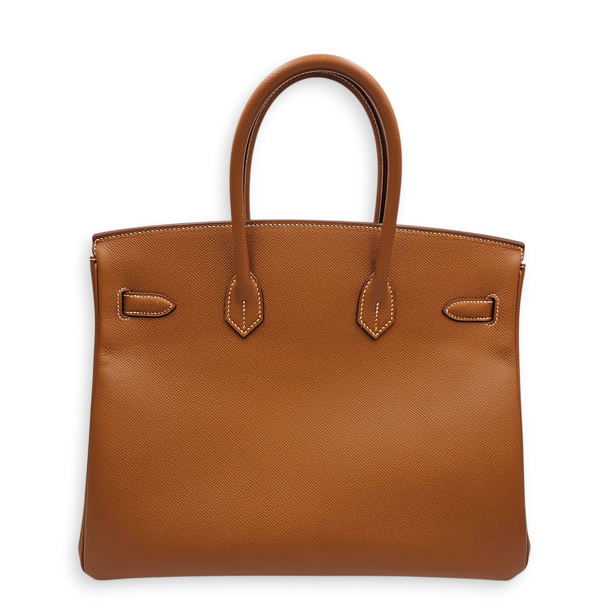 Birkin 35 Gold in Epsom Palladium hardware CL2606-22073 2
