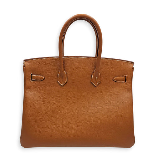Birkin 35 Gold in Epsom Palladium hardware CL2606-22073 2