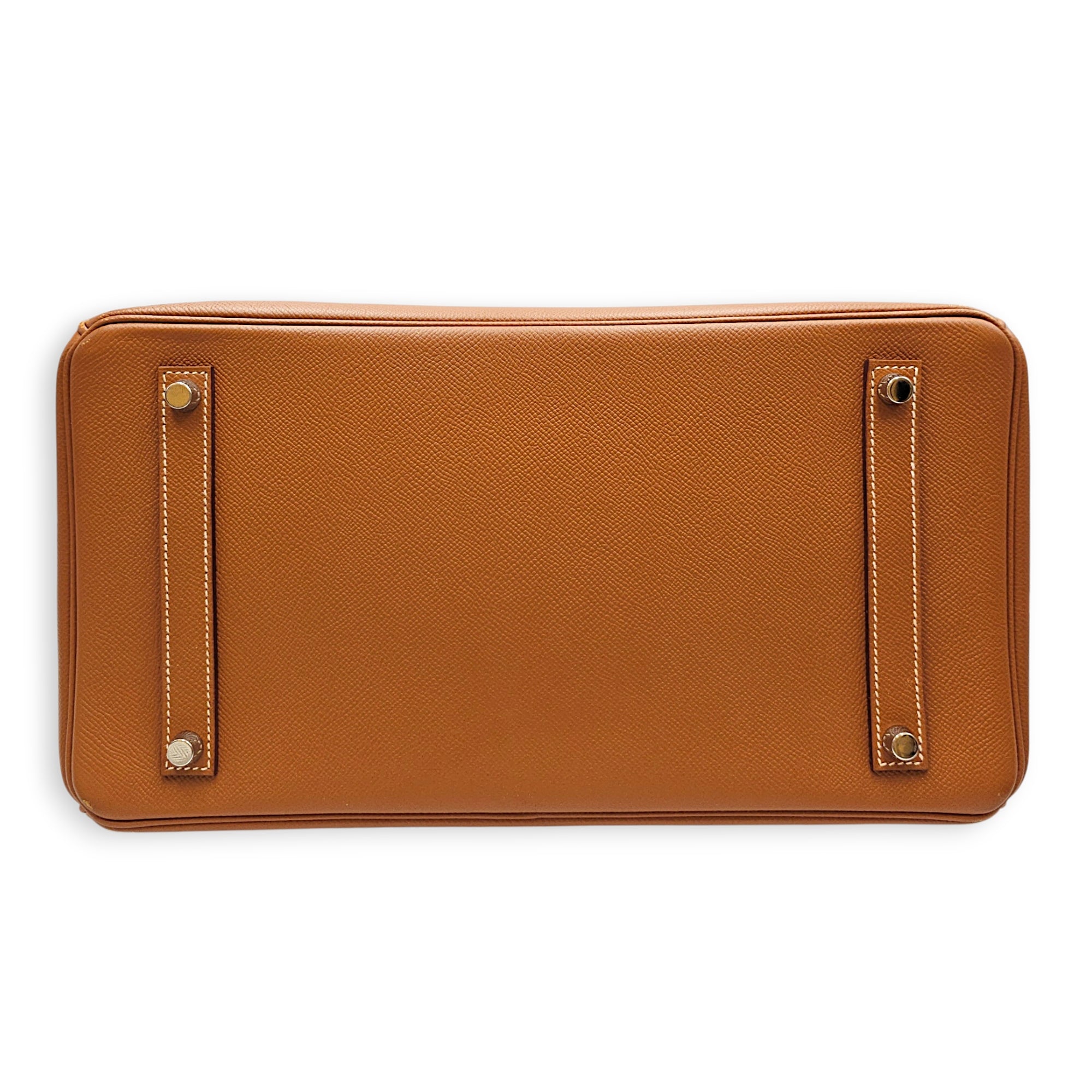 Birkin 35 Gold in Epsom Palladium hardware CL2606-22073 5