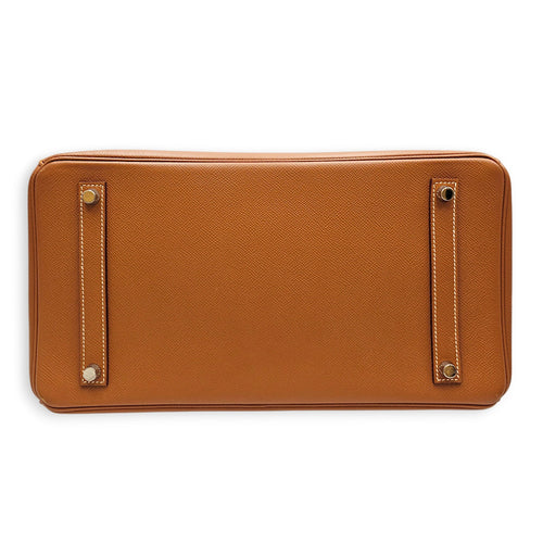 Birkin 35 Gold in Epsom Palladium hardware CL2606-22073 5