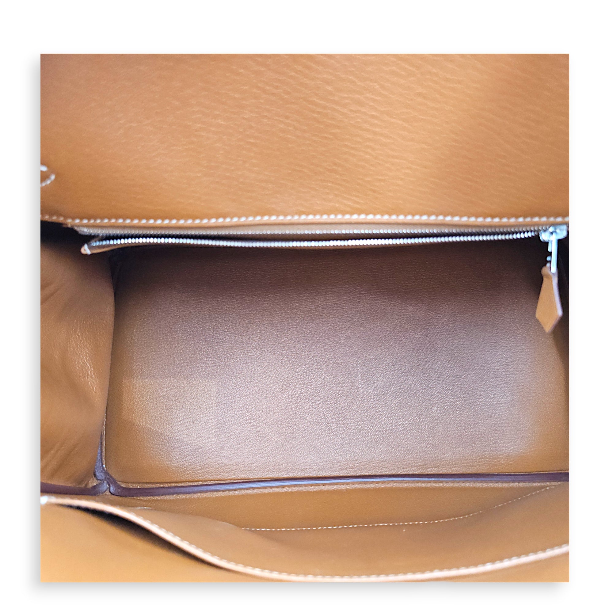 Birkin 35 Gold in Epsom Palladium hardware CL2606-22073 6