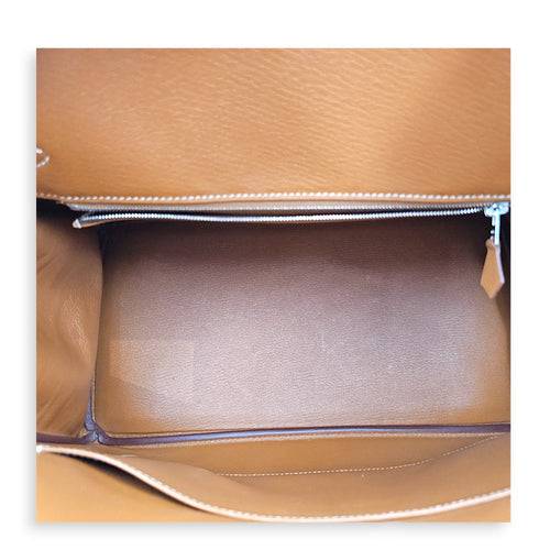 Birkin 35 Gold in Epsom Palladium hardware CL2606-22073 6