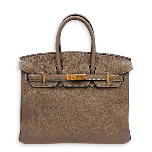 Birkin 25 Etoupe in Togo Gold hardware CL2606-22075 1