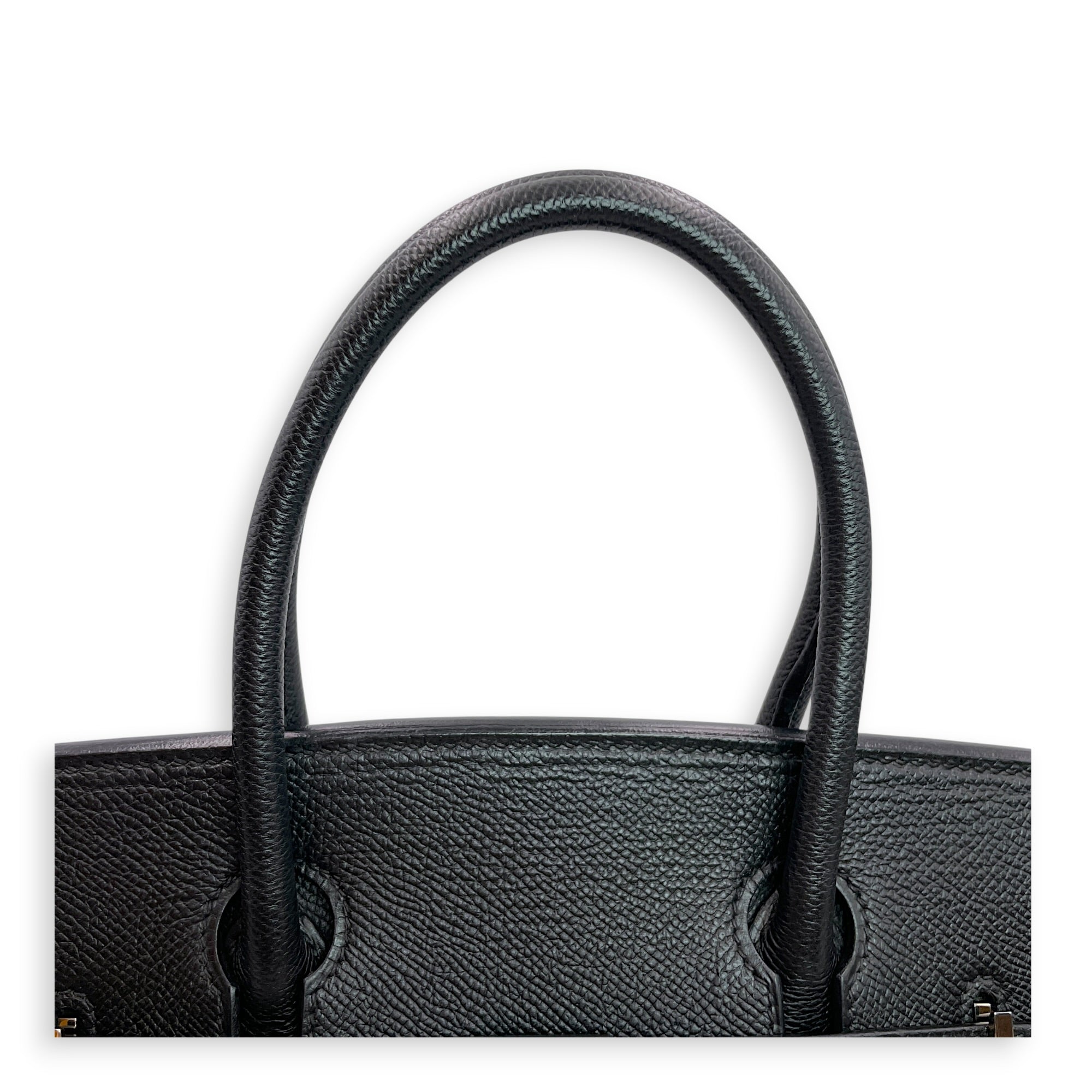 Birkin 30 Black in Epsom Palladium hardware CL2606-22076 12