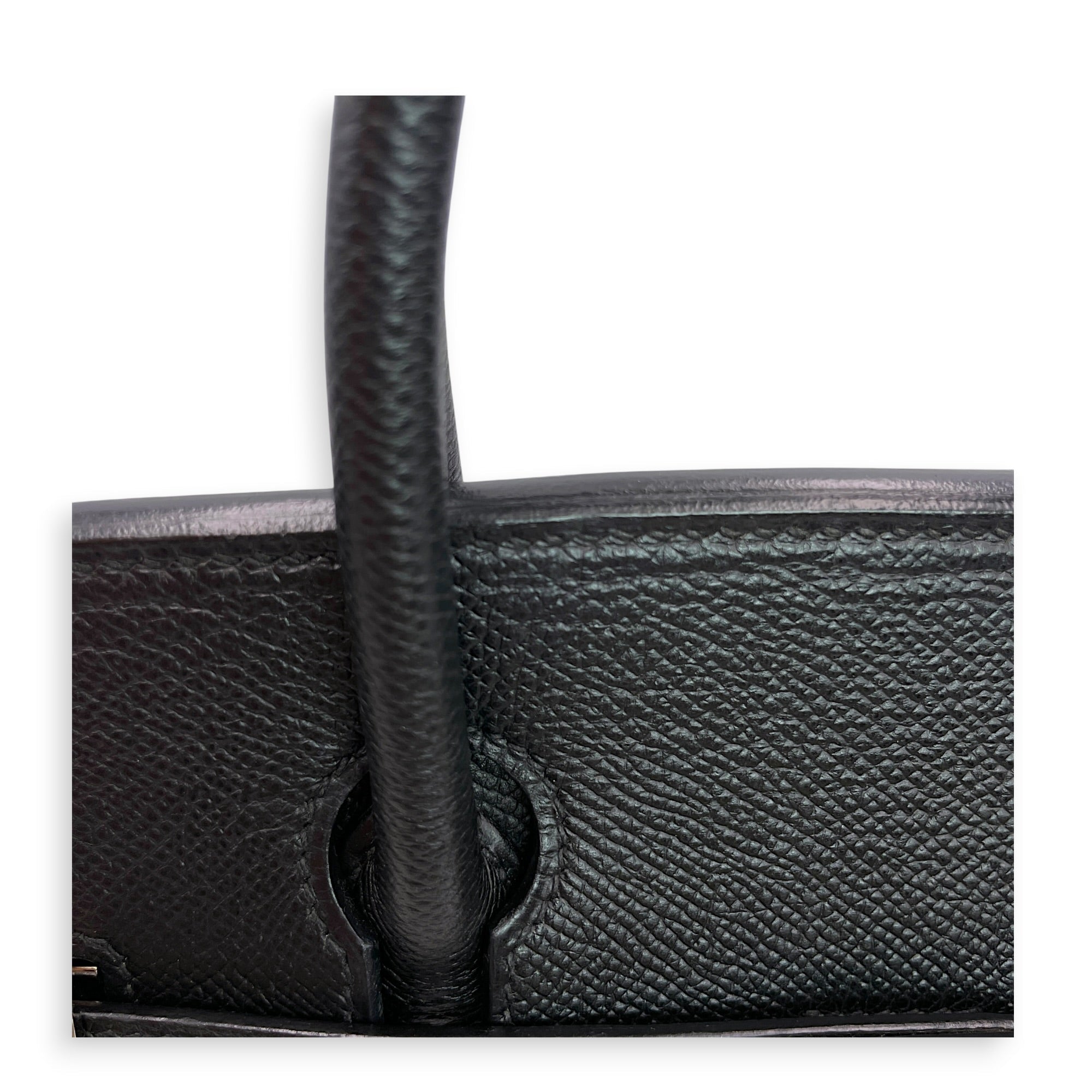 Birkin 30 Black in Epsom Palladium hardware CL2606-22076 13