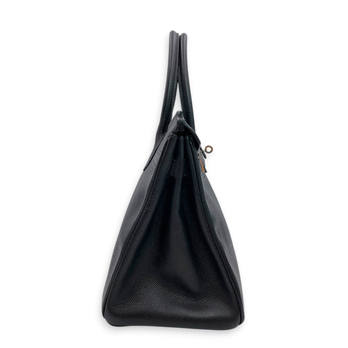 Birkin 30 Black in Epsom Palladium hardware CL2606-22076 3