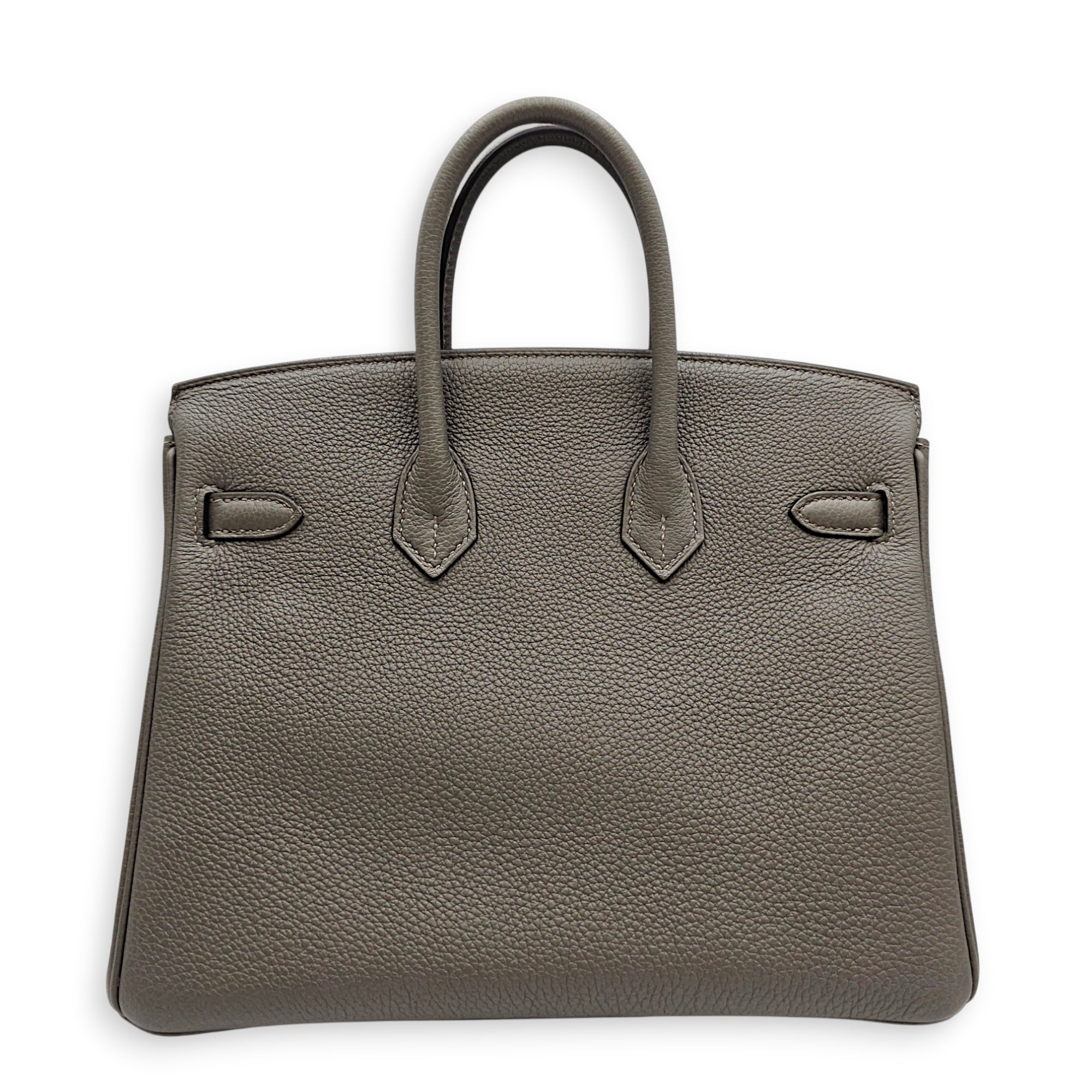 Birkin 25 Gris Meyer in Togo Gold hardware CL2606-22079 2