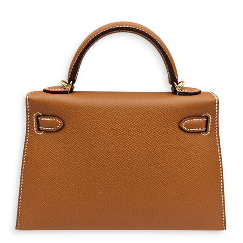 Sellier Kelly 20 Gold in Epsom Gold hardware CL2606-22085 2