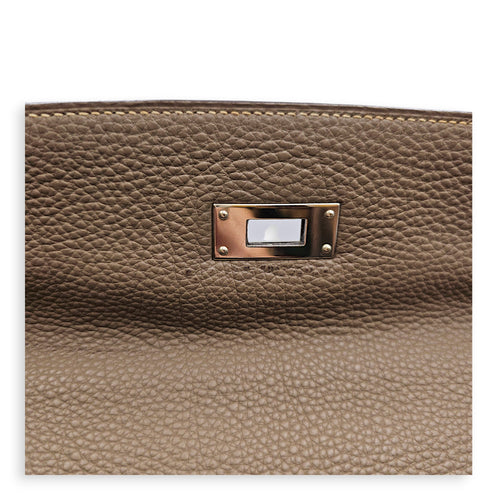 Kelly 32 Etoupe in Togo Palladium hardware