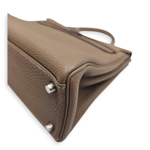 Kelly 32 Etoupe in Togo Palladium hardware