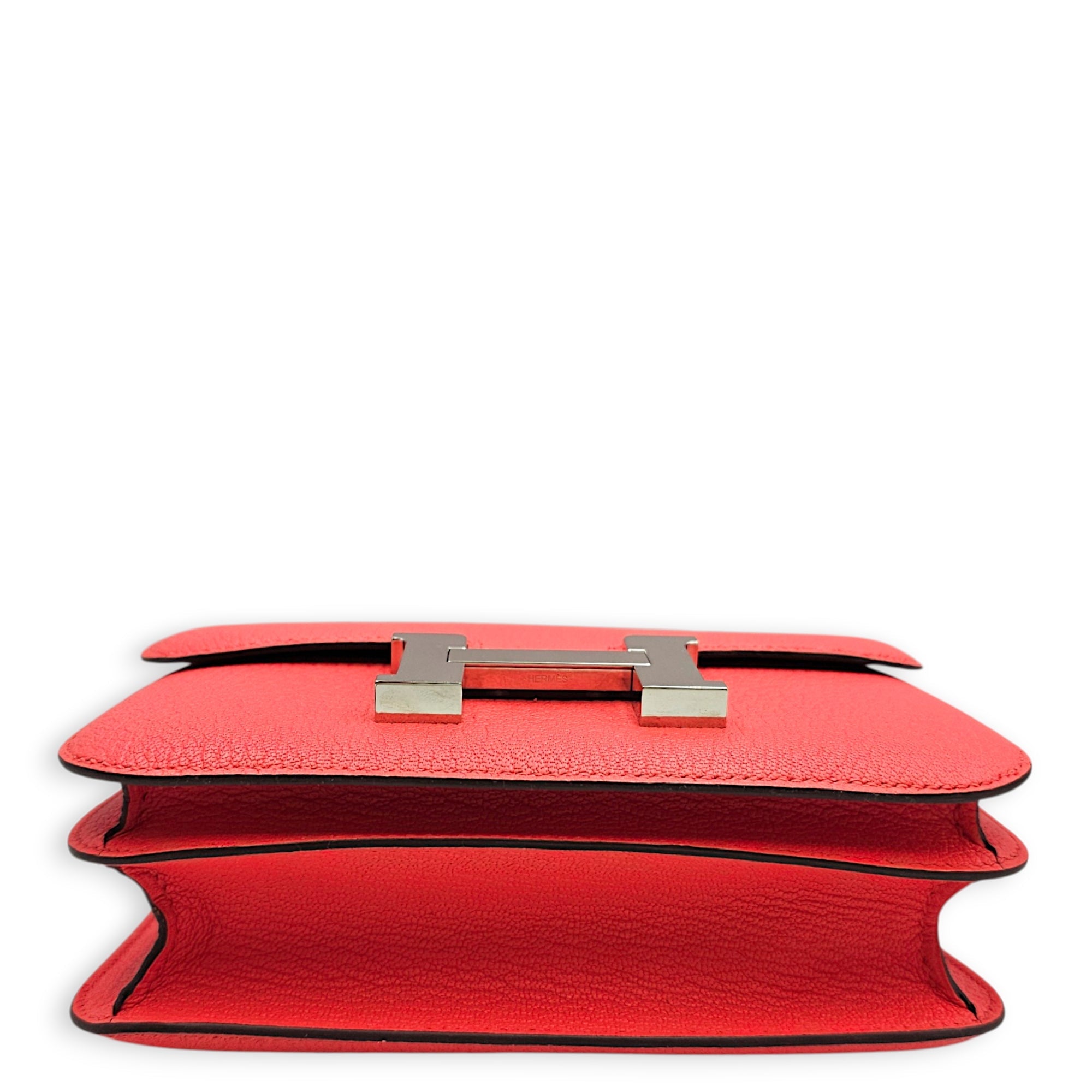Constance 18 Rose Texas in Chevre Mysore Palladium hardware CL2606-22096 4