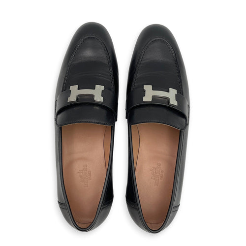 Paris 38.5 Black Loafers in Nappa Palladium hardware CL2606-22098 1