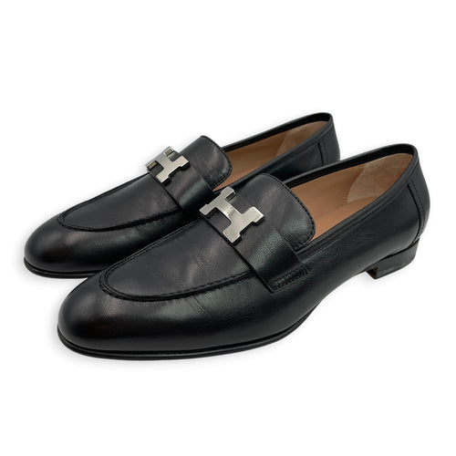 Paris 38.5 Black Loafers in Nappa Palladium hardware CL2606-22098 3