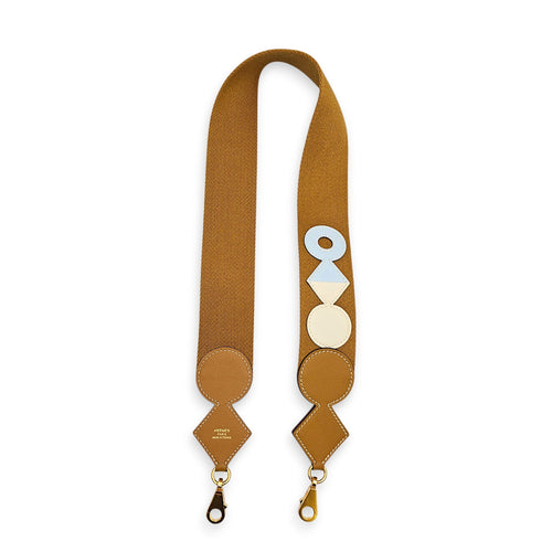 Attelage Bag Strap 85cm Sesame Bag Accessory in Epsom Gold hardware CL2606-22099 1