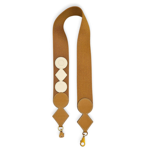 Attelage Bag Strap 85cm Sesame Bag Accessory in Epsom Gold hardware CL2606-22099 2