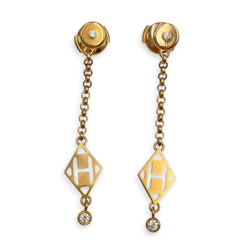 Gambade H, 4 Diamonds, 0.09 Carat Earrings CL2606-22104 1