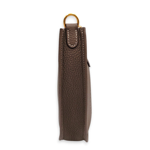 Evelyne Mini Etoupe in Clemence Gold hardware CL2606-22106 3
