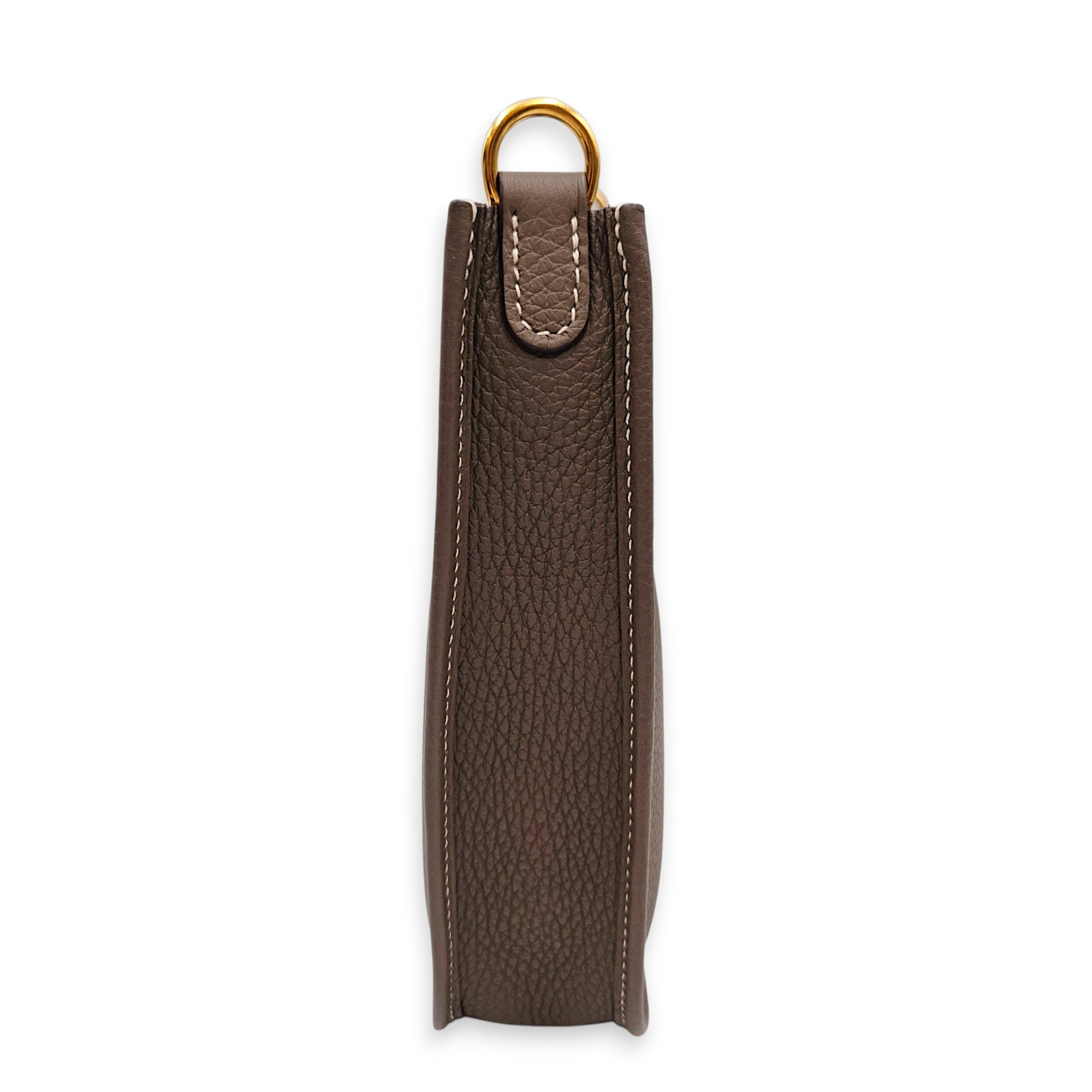 Evelyne Mini Etoupe in Clemence Gold hardware CL2606-22106 4