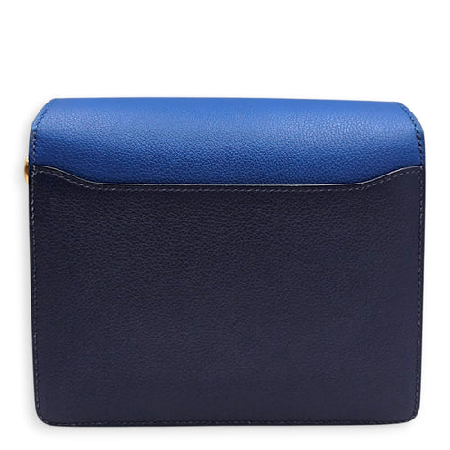 Roulis Mini Blue France/Blue sapphire in Evercolor Permabrass hardware CL2606-22111 2