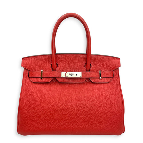 Birkin 30 Geranium in Togo Palladium hardware CL2606-22112 1