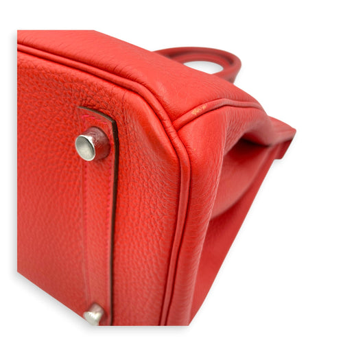 Birkin 30 Geranium in Togo Palladium hardware CL2606-22112 10